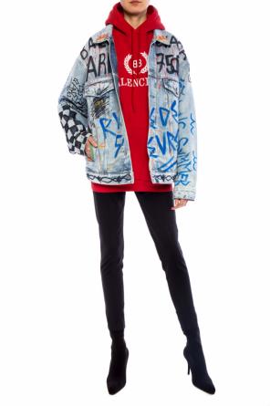 Denim jacket with prints, zdjęcie 2 Denim jacket with prints od Balenciaga